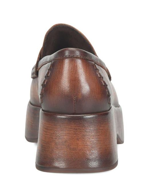 Kork-Ease Brown Pixie Platform Penny Loafer