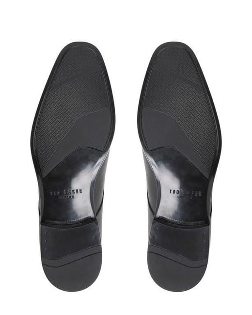 Ted Baker Black Garratt Cap Toe Derby for men