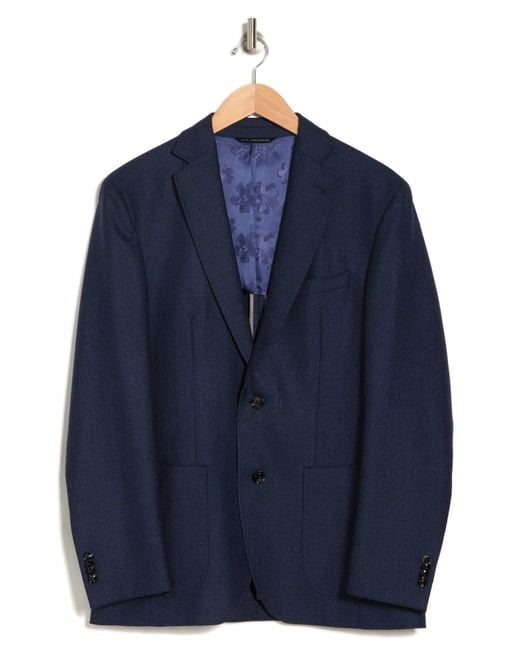 Ted Baker Blue Keith Wool Sport Coat for men