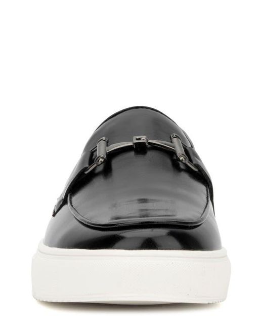 Xray Jeans Black Anchor Metal Bit Slip-On Sneaker for men
