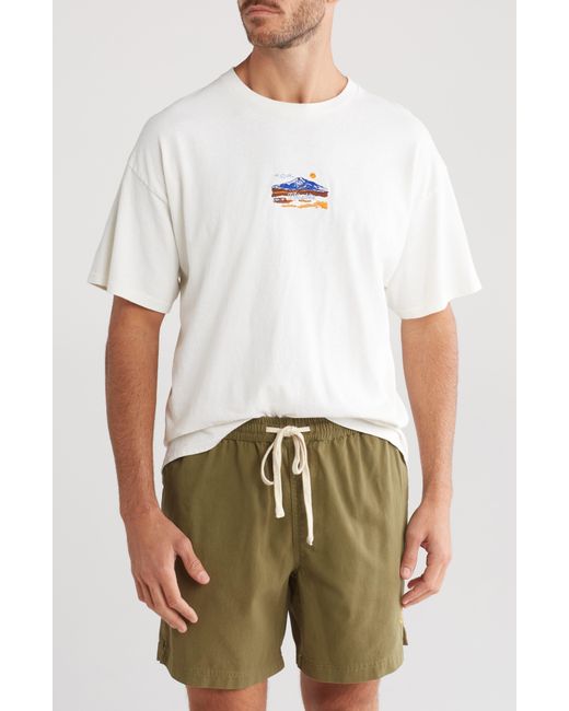 BDG White Mount Whistler Embroidered T-shirt for men