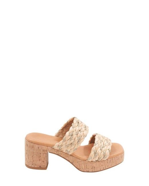 Andre Assous Pink Cairo Platform Sandal