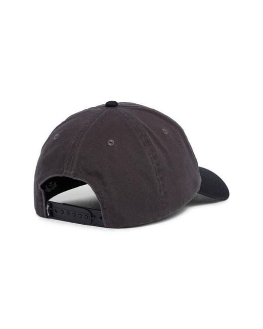 Billabong Black Funghi Snapback Baseball Cap for men