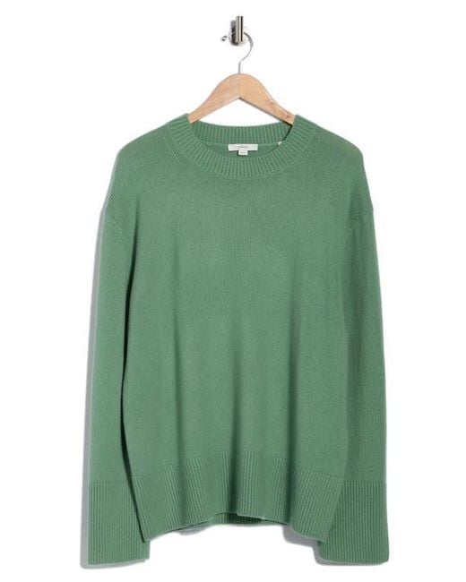 Vince Green Crewneck Wool & Cashmere Sweater