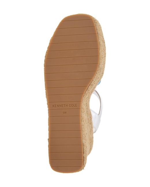 Kenneth Cole Pink Shelby Espadrille Wedge Sandal