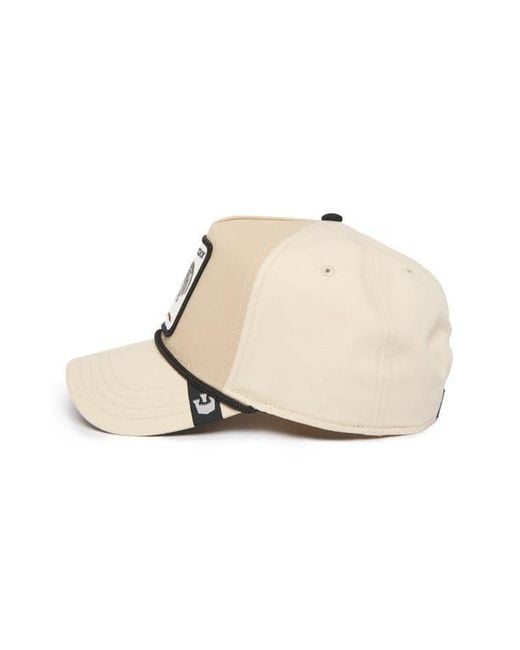 Goorin Bros Natural Rooster 100 Patch Snapback Hat for men