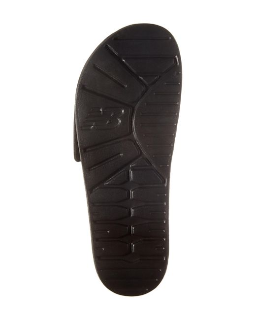 New Balance Black 200 Adjustable Slide Sandal for men