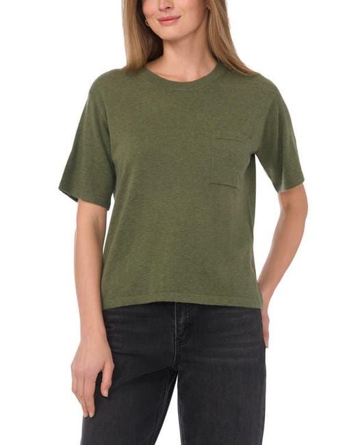 Halogen® Green Pocket T-Shirt
