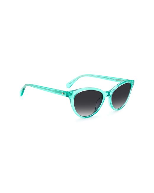 Kate Spade Blue Adeline 55mm Gradient Cat Eye Sunglasses
