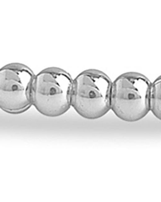 Sterling Forever Metallic Beaded Stretch Bracelet