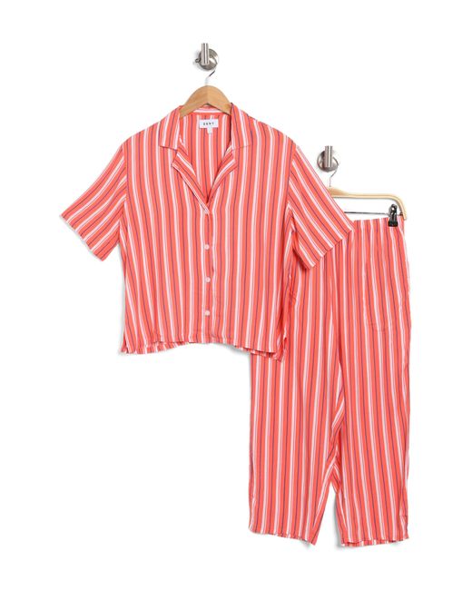 DKNY Red Capri Pajamas