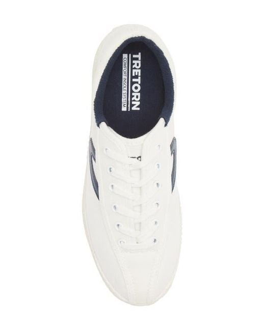 Tretorn White Nylite Sneaker