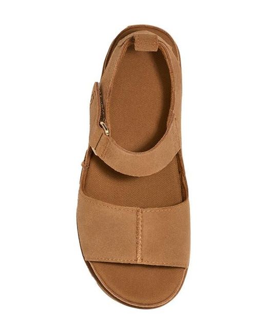 Ugg Brown Goldenstar Platform Sandal