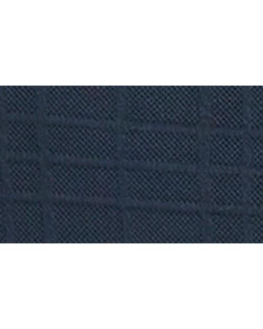 Tommy Hilfiger Blue Windowpane Short Sleeve Shift Dress
