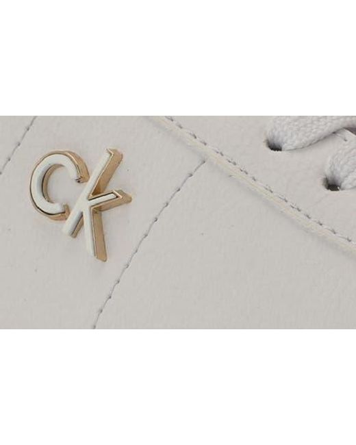Calvin Klein White Nicala Low Top Sneaker