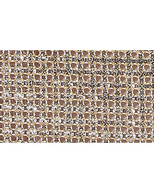 BERNESS Metallic Rhinestone Rectangular Shoulder Bag