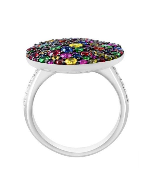 Effy Multicolor Diamond & Tsavorite Ring