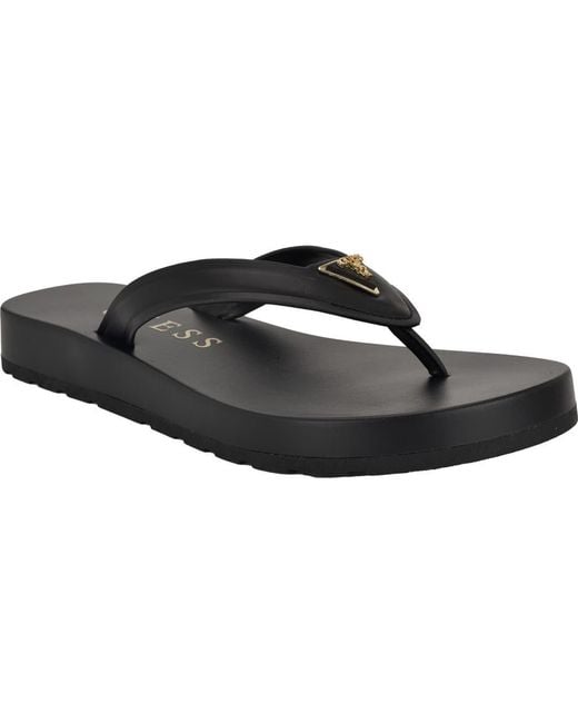 Guess Black Candry Flip Flop