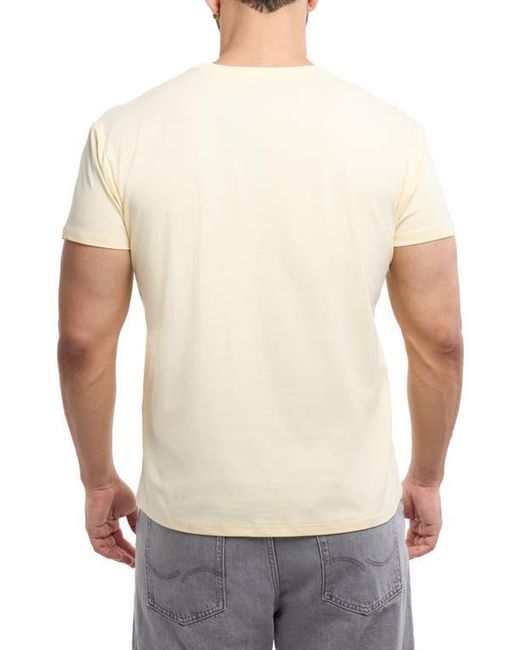 Xray Jeans Natural Split Neck T-Shirt for men