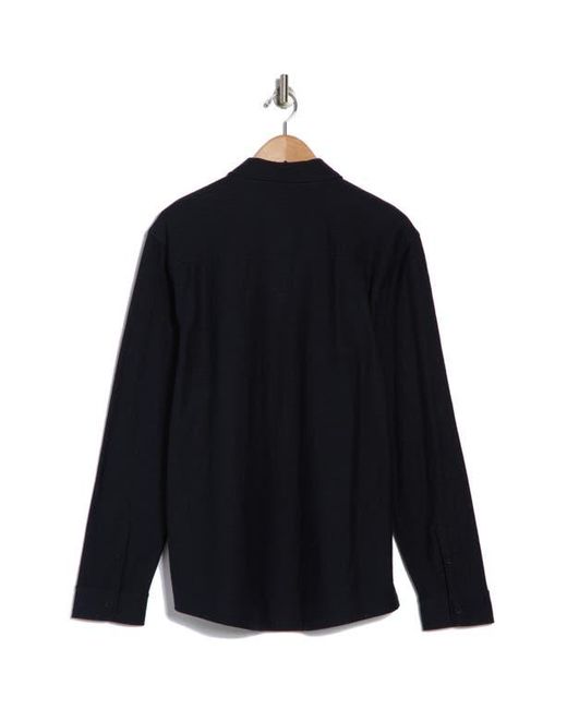 Vince Blue Heavy Slub Button-Up Shirt for men