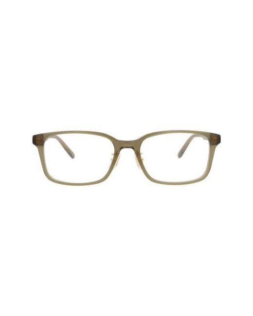 Dunhill Brown 54Mm Rectangular Optical Glasses for men