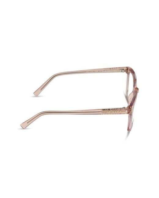 DIFF Brown Alex 50Mm Square Light Blocking Glasses for men