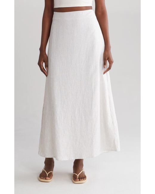 Splendid White Tuileries Maxi Skirt