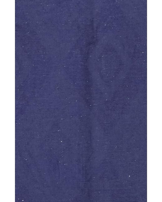 Longchamp Blue Lc3D Solid Scarf