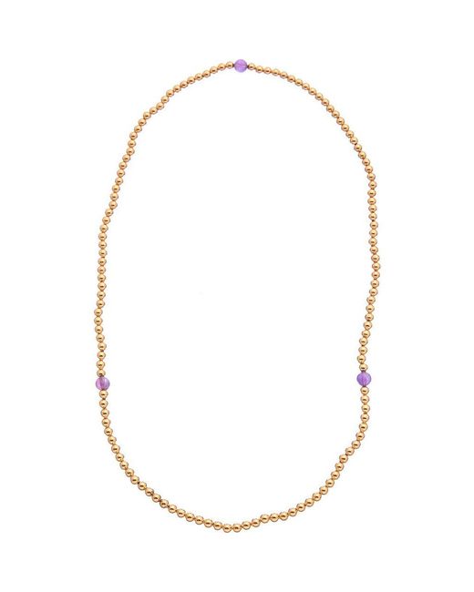 Juvell White Bead Necklace