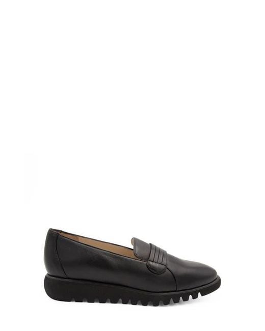 Amalfi by Rangoni Black Epidoterro Wedge Loafer