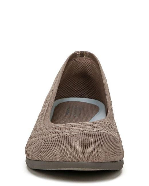 LifeStride Brown Khloe Knit Ballet Flat
