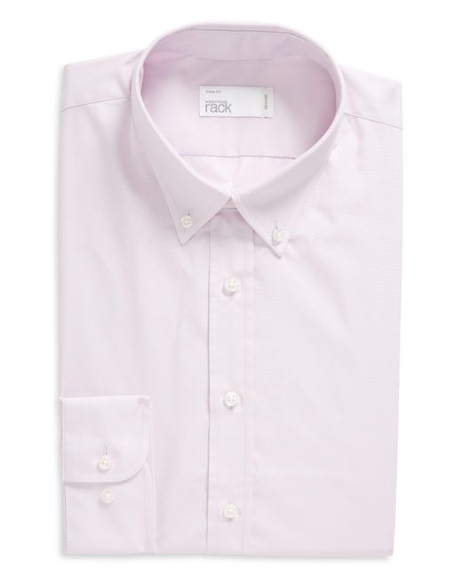 Nordstrom Pink Trim Fit Button-down Dress Shirt for men