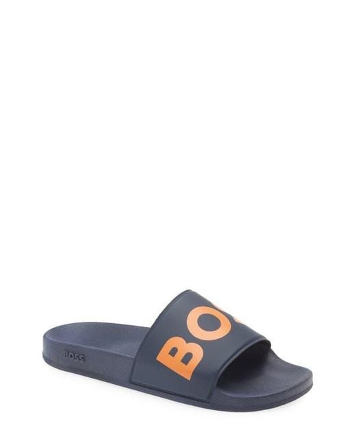 Boss Blue Sean Slide Sandal for men