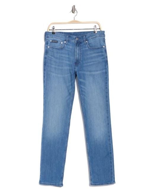 Calvin Klein Blue Slim Straight Fit Jeans for men