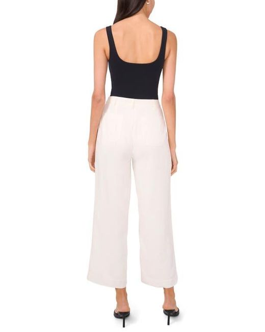 Halogen® White Patch Pocket Ankle Crop Pants
