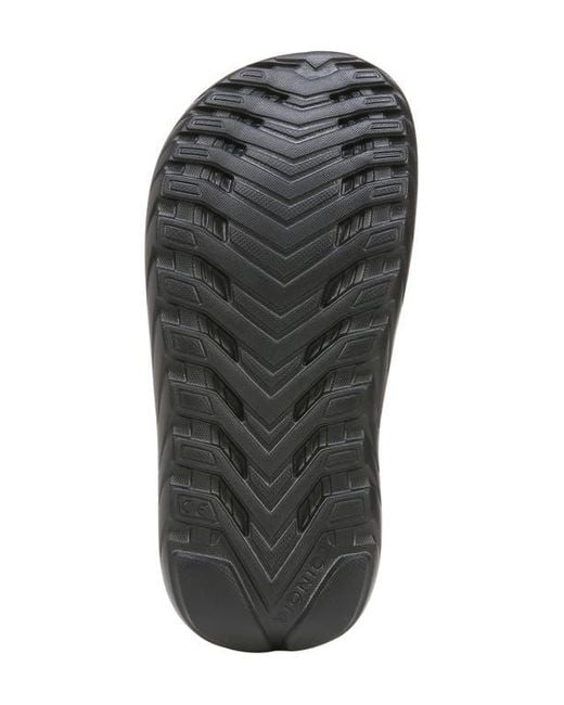 Vionic Black Rebound Slide Sandal