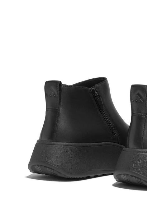 Fitflop Black F-Mode Flatform Bootie