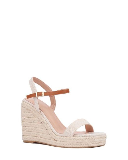New York & Company Pink Unita Espadrille Platform Wedge Sandal