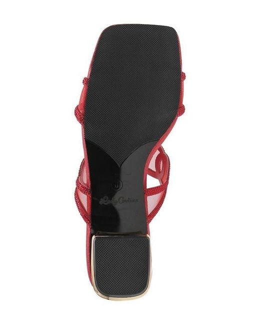Lady Couture Pink Fab Rhinestone Slide Flat