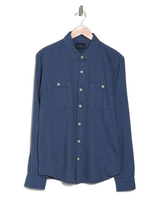Lucky Brand Blue Mason Workwear Button-up Shirt for men