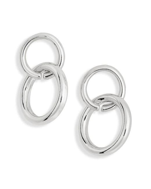 Leith Metallic Link Drop Earrings