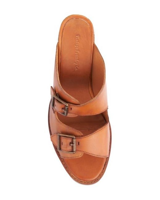 Vintage Foundry Brown Lidia Buckle Sandal