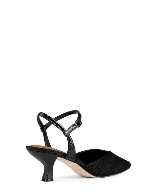 Donald J Pliner Black Slingback Pump