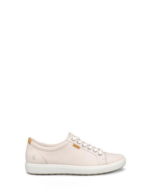 Ecco White Soft 7 Sneaker