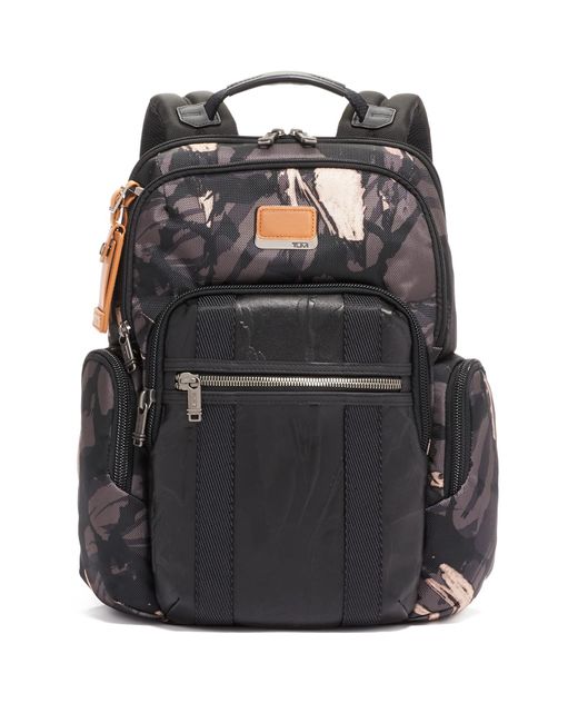 Tumi Gray Alpha Bravo Nellis Backpack for men