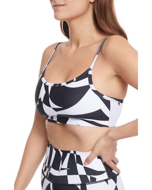 SAGE Collective Blue Patterned Scoop-Neck Bralette