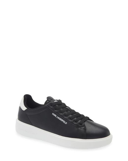 Karl Lagerfeld Blue Plain Toe Sneaker for men