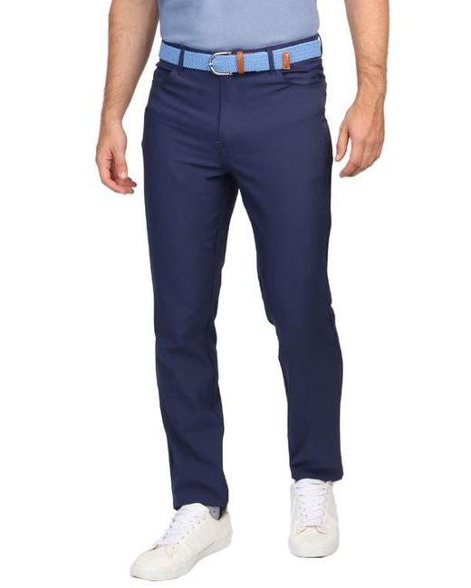 Tailorbyrd Blue Five-Pocket Performance Pants for men