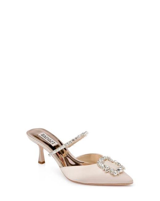 Badgley Mischka Natural Flutter Pointed Toe Mule