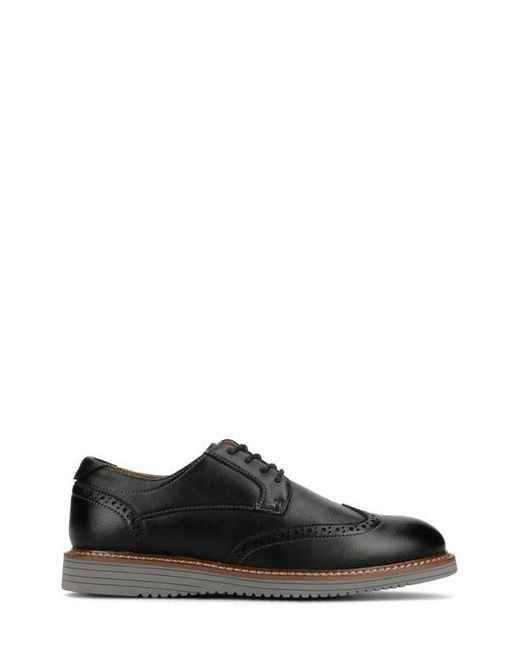 Vance Co. Black Lorenzo Wingtip Derby for men